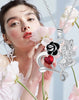 European And American Fashion Rose Flower Fairy Section Necklace Female Romantic