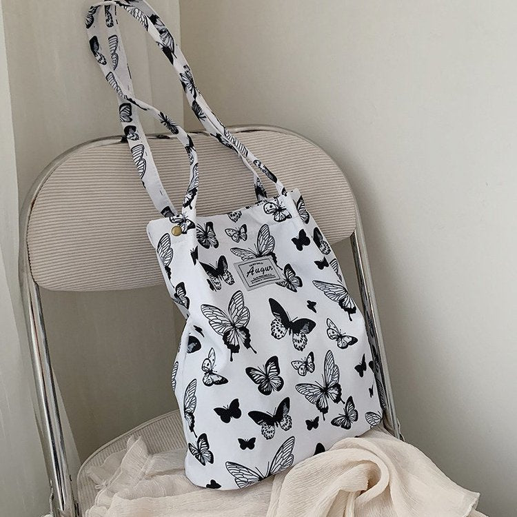 Simple Commute Canvas Bag Women's Handbag