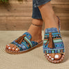 Women's Tassel Decorated Flat Sandals