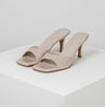 European And American Square Toe Stiletto Heel Fashion Sandals