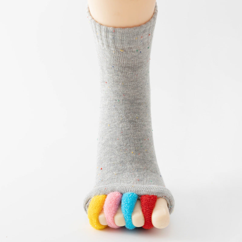 Japanese And Korean Women's Colorful Yoga Toe Socks