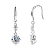 Affordable Luxury Style High-grade Girls' Moissanite Earrings