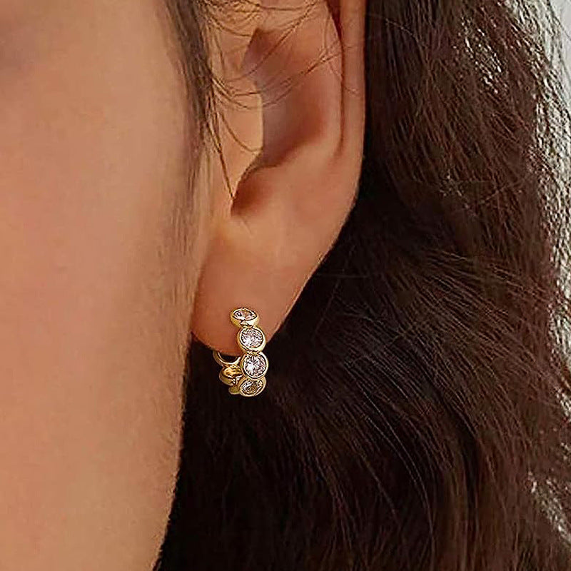 Women's Fashion Geometry Pattern Design Earrings