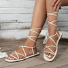 Plus Size Sandals Flat Round Toe Women's Shoes