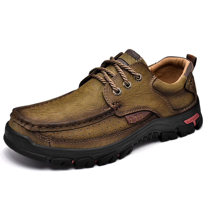 Men's Leather Large Size Casual Shoes