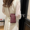Advanced Sense Vintage Weave Cell Phone Crossbody Bag
