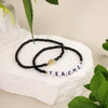 Handmade Beaded All-match Letters Combination Mixed Color Bracelet