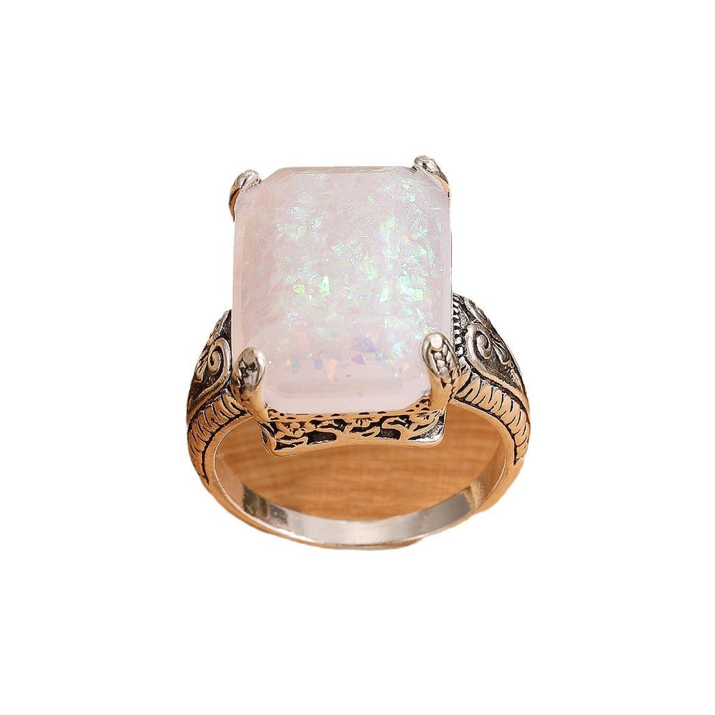 Stylish Retro Minimalism Unique Women Ring