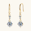 Affordable Luxury Style High-grade Girls' Moissanite Earrings