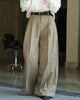 Casual Style Three-dimensional Pleated Suit Pants Loose Drooping Women