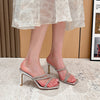 Women's Stiletto Heel Shallow Mouth Sandals