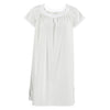 Autumn White Breathable Cotton Lace Nightdress