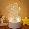 3D Lights Colorful Touch Remote Control LED Visual Lights