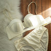 French Style Red Underwear For Women Large Bra
