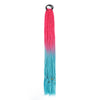 Wig Horse Tail Color Big Braid Chemical Fiber Three-strand Braid Gradient Color Hip Hop Braid Children's Color Small Braid