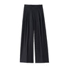 Advanced Sense High Waist Drooping Slimming And Straight Casual Mopping Pants