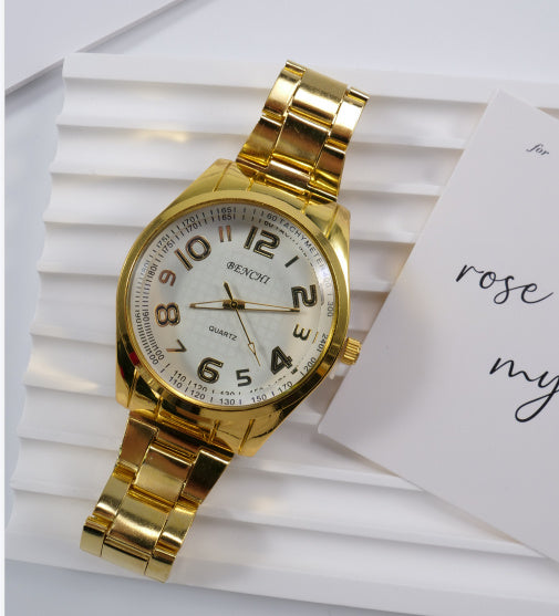 Men's Steel Belt Quartz Sports Watch