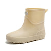 Mid-calf Women's Stylish Water Shoes Outdoor Non-slip Adult Rain Boots