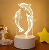 3D Lights Colorful Touch Remote Control LED Visual Lights