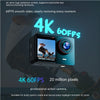 Waterproof 30 M True 4K Riding Camera Anti-shake Wide Angle HD Action Camera