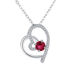 Love Heart-shaped Necklace For Women European And American
