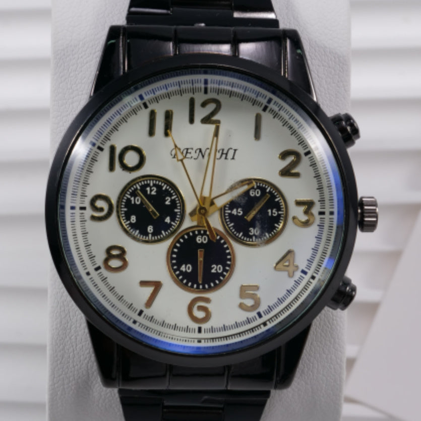 Men's Steel Belt Quartz Sports Watch