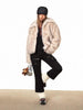 Fur Integrated Fur Cotton-padded Clothes Environmental Protection Wool Coat