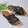 Women's Cross Wedge Platform Beach Casual Sandals