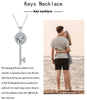 Treasure Key Inlaid Necklace Women's High-grade Fashion