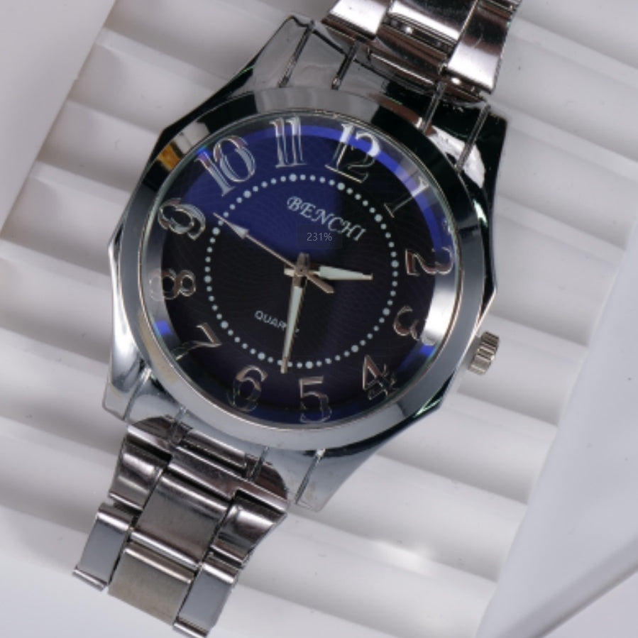 Men's Steel Belt Quartz Sports Watch