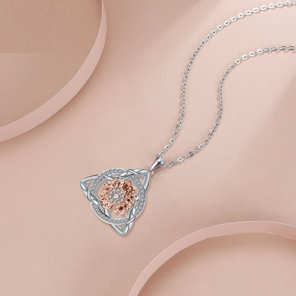 Women's Versatile Fashionable Simple Sunflower Necklace