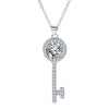 Treasure Key Inlaid Necklace Women's High-grade Fashion