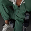 Women's European And American Style Sports Casual Contrast Color Jumpsuit