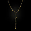 S925 Sterling Silver Beanie Tassel Long Flow Necklace