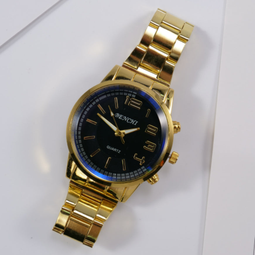 Men's Steel Belt Quartz Sports Watch