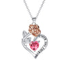 Necklace Rose Love Of Flower Romantic Jewelry