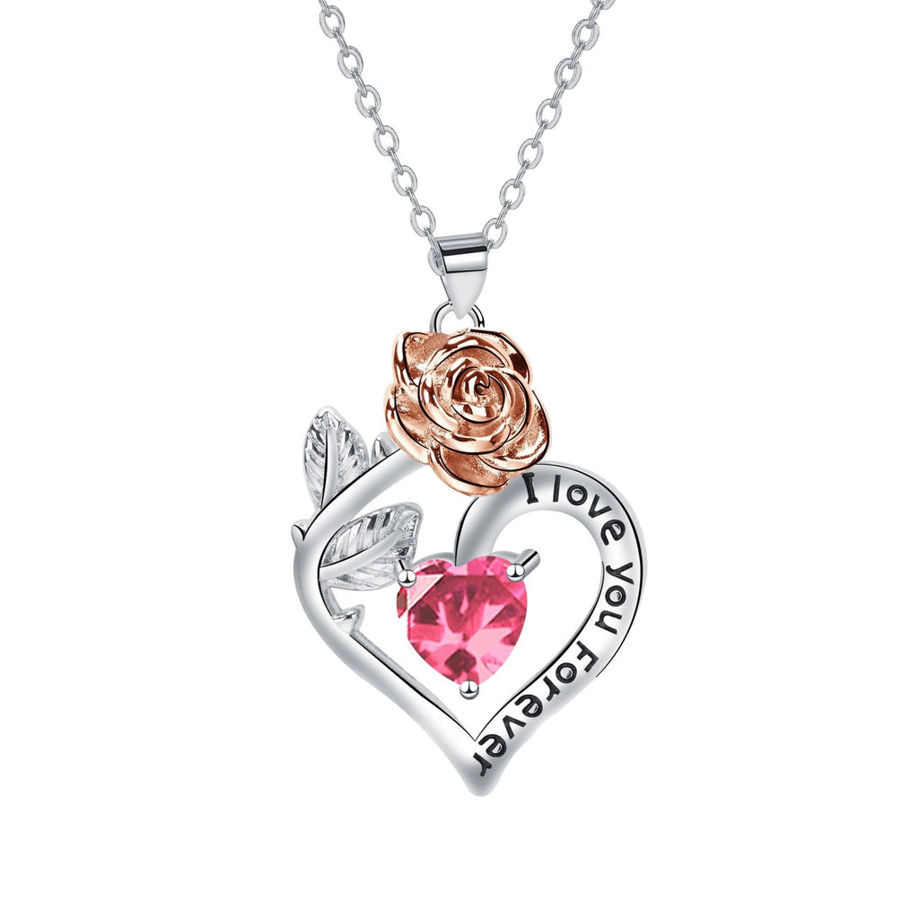 Necklace Rose Love Of Flower Romantic Jewelry