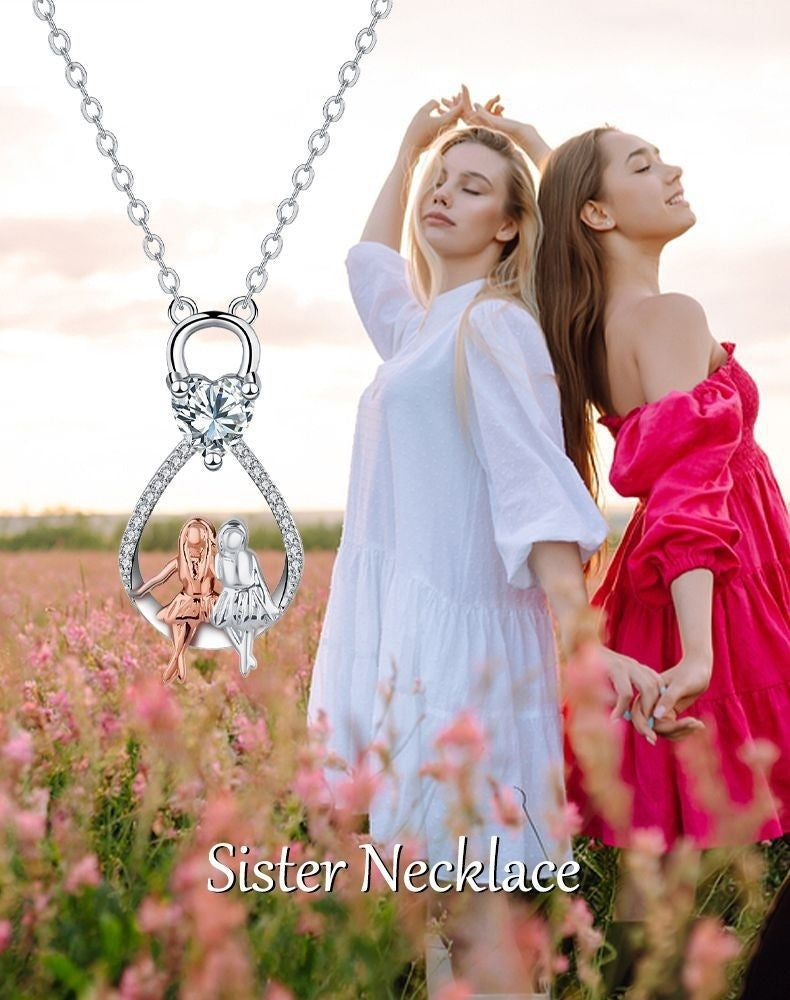 Unlimited Symbol Sister Style Necklace For Women Girlfriends' Gift For Sisters