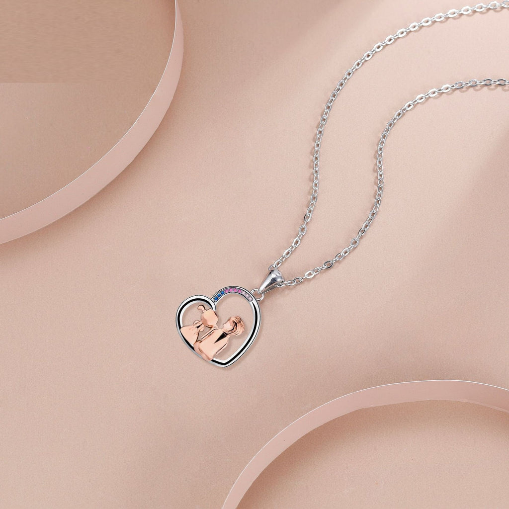 European And American Fashion Necklace Love Father And Daughter Affection Ornament