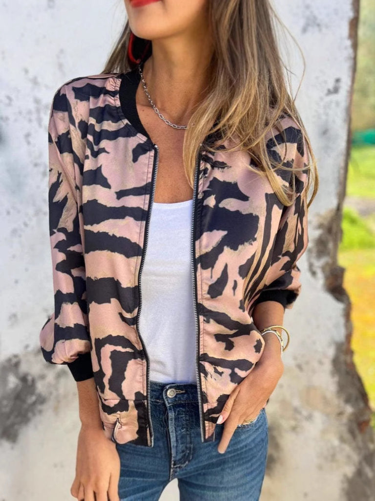 Women's Drawstring Thin Section Zipper Jacket