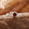 Natural Ametrine Topaz Garnet Olivine Colored Gems Ring