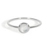 925 Sterling Silver White Shell Ring Female Advanced Design