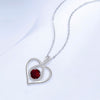 Fashion High-end Love Deep Necklace Female European And American Romantic Ornament