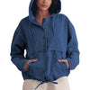 Women's Fashion Denim Hoodie Button Pullover Jacket