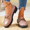Chunky Heel Round Toe Pumps Women's Shoes Thick Sole