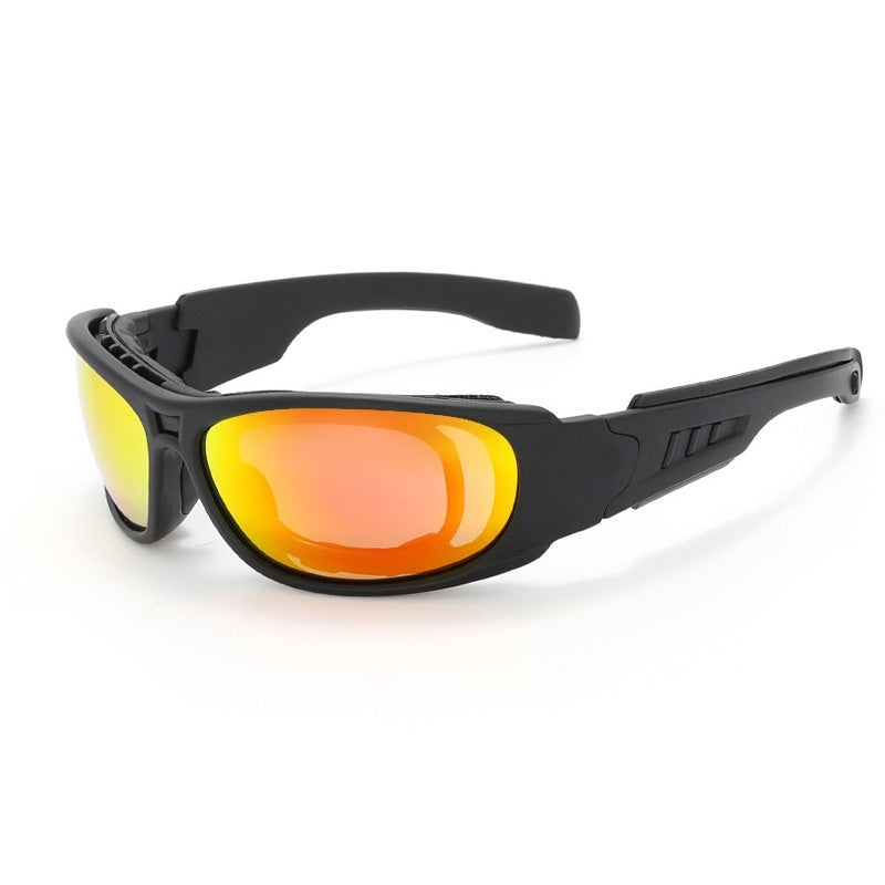 Explosion-proof Wind-proof Glasses Night Vision Impact Resistant Motorcycle Goggles