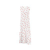 Heart Printing Cotton Sling Loose Long Dress