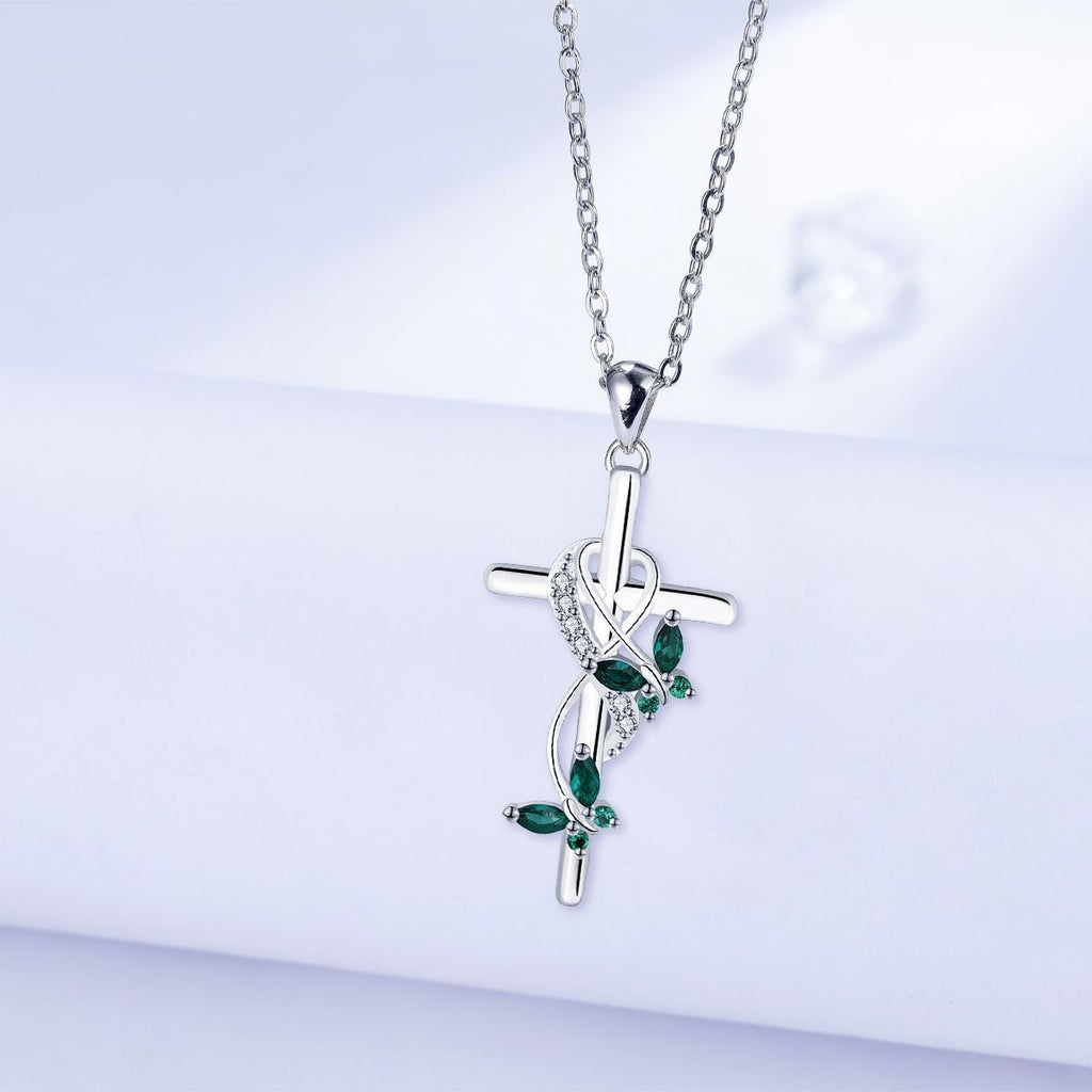 Best Seller In Europe And America Infinite Cross Butterfly Necklace Female Romantic High Sense