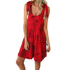 Spring And Summer Leisure Cotton Printed Halter Jumpsuit For Women