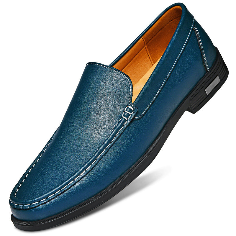 Breathable One Foot Leather Shoes With Leather Covers
